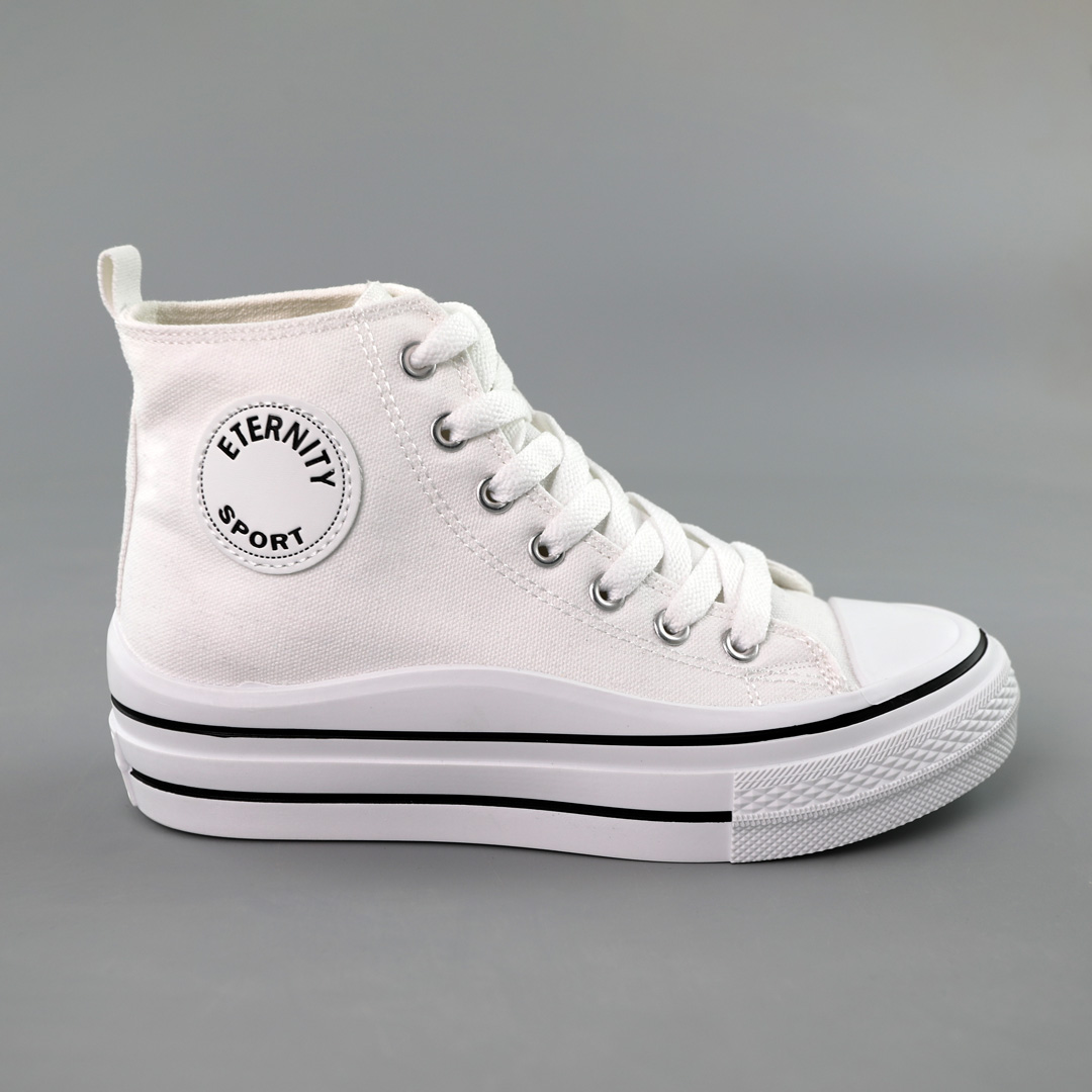 Кеди жіночі високі 585526 Білі розпродаж