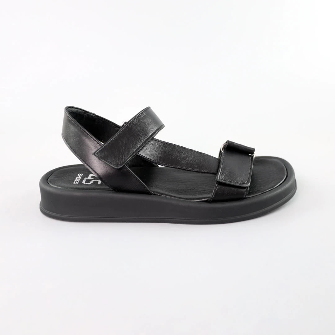 Сандалі шкіряні 585875 Чорні