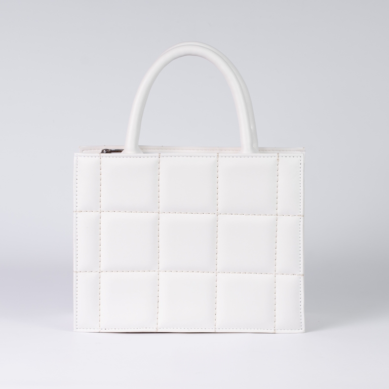 Женская каркасная сумка 586198 Белая