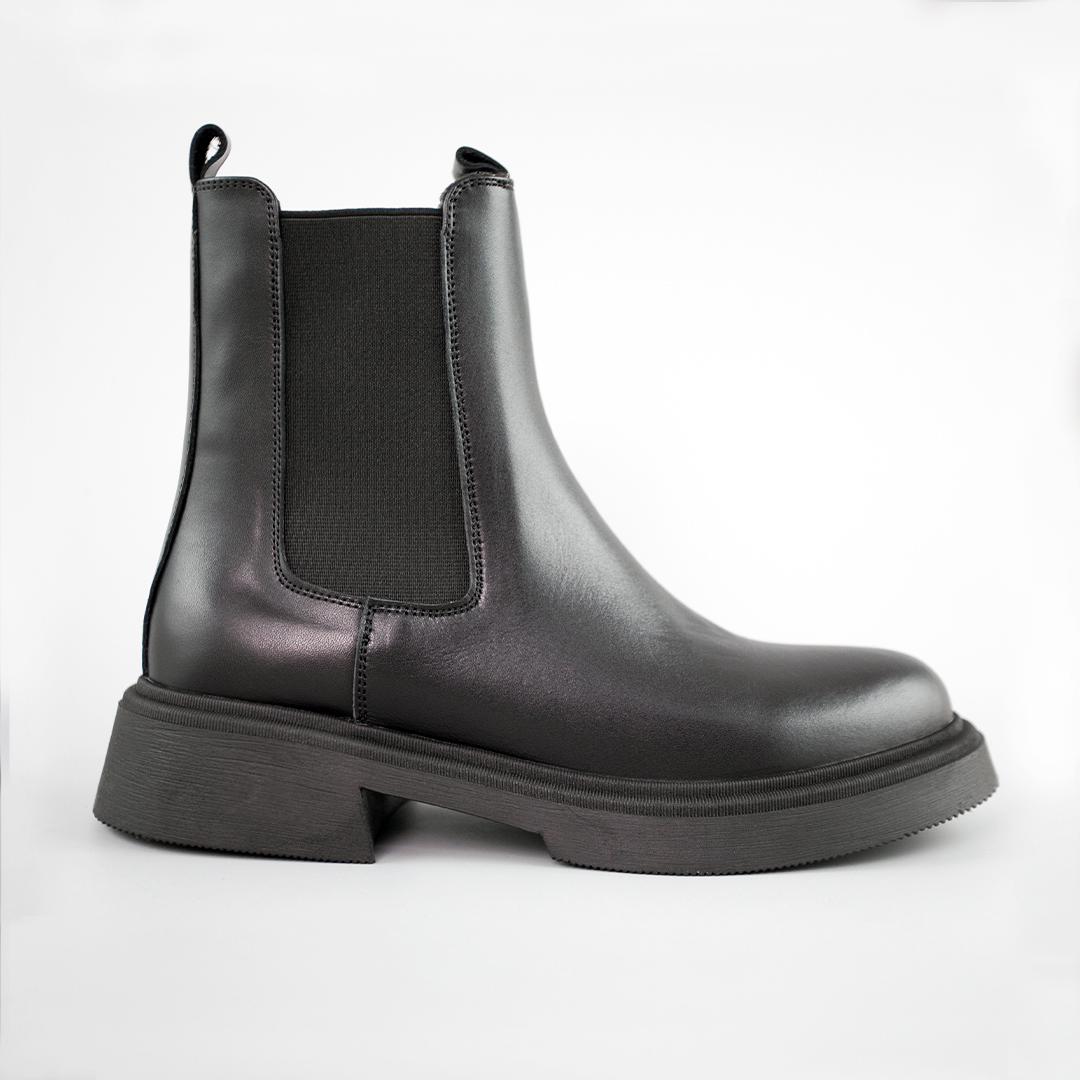 Челсі шкіряні байка 586374 Чорні