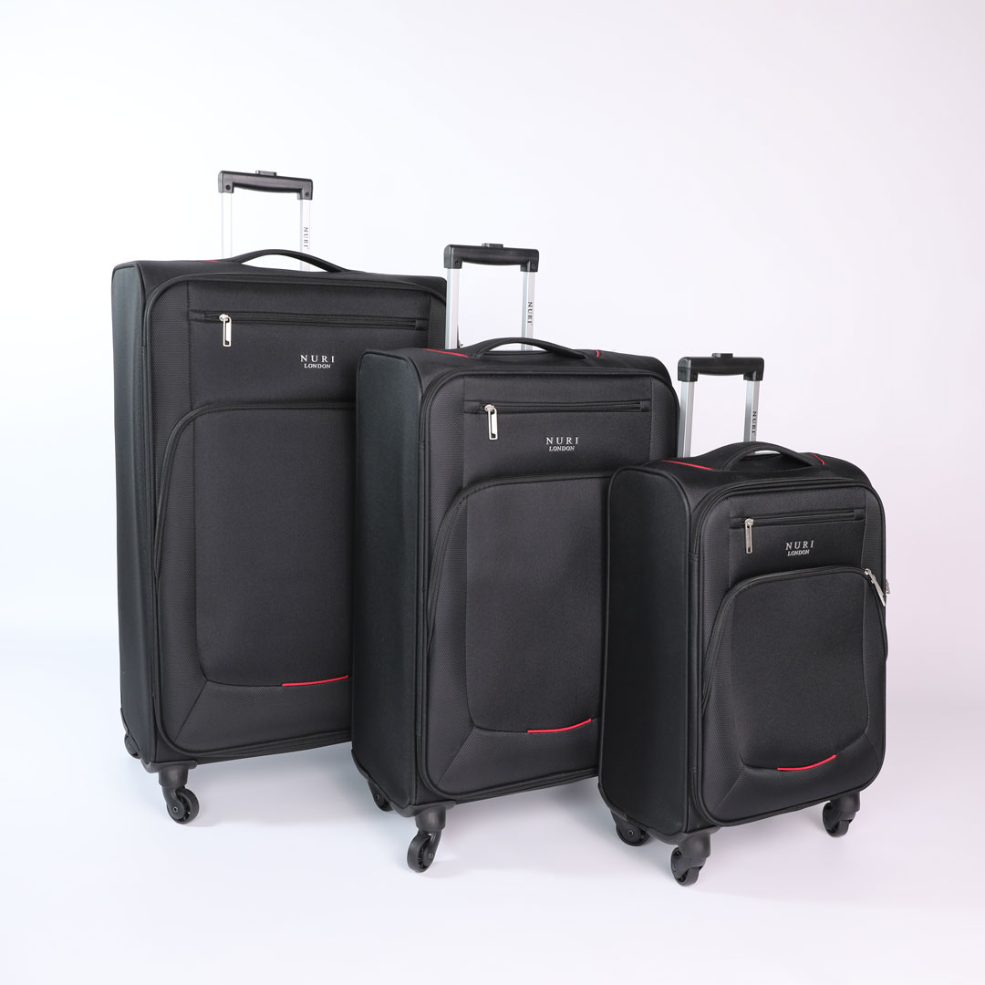 Чемодан дорожный на колесах 34л 587953 Черная