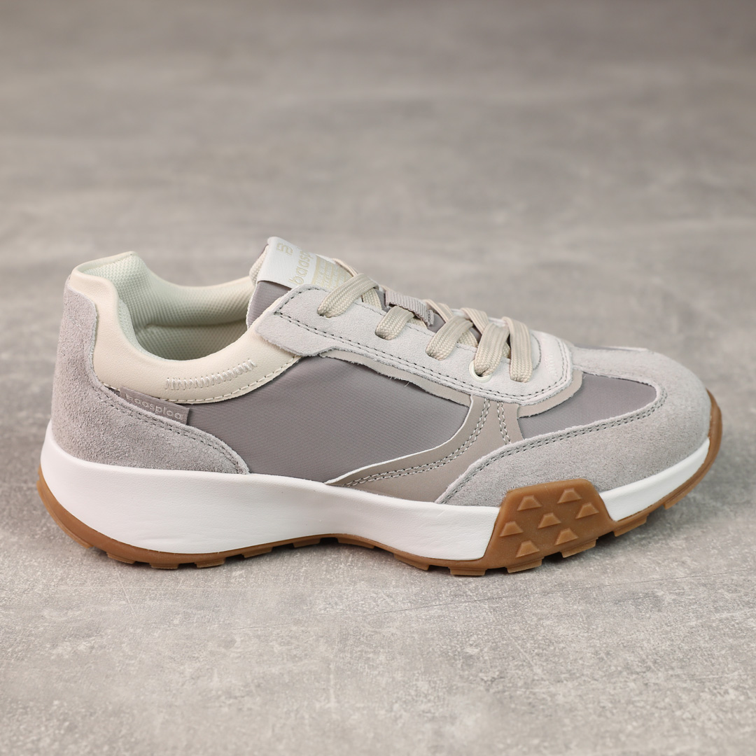 Кроссовки женские замшевые 588222 Серые распродажа