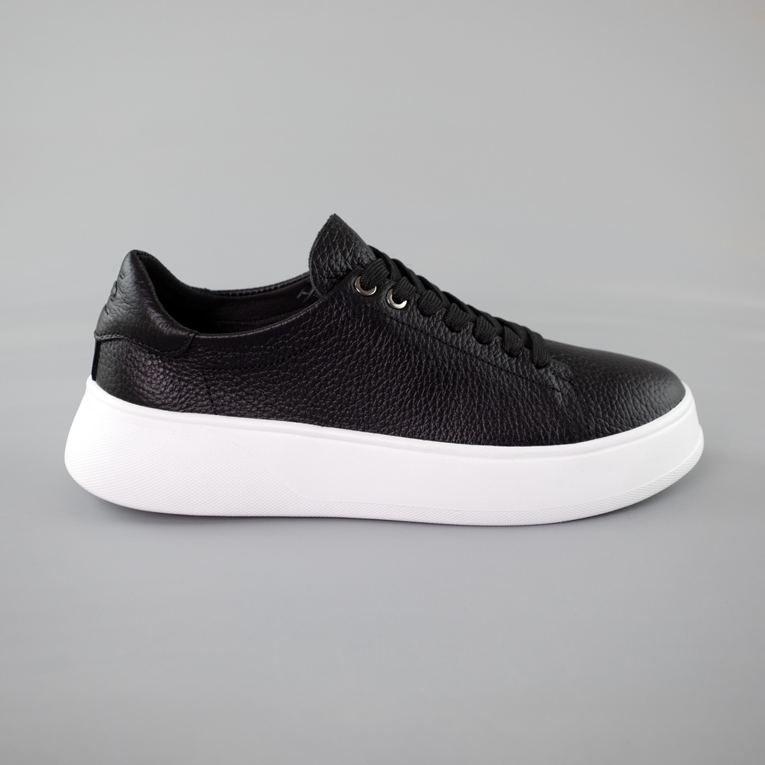 Кеди жіночі шкіряні 588235 Чорні 