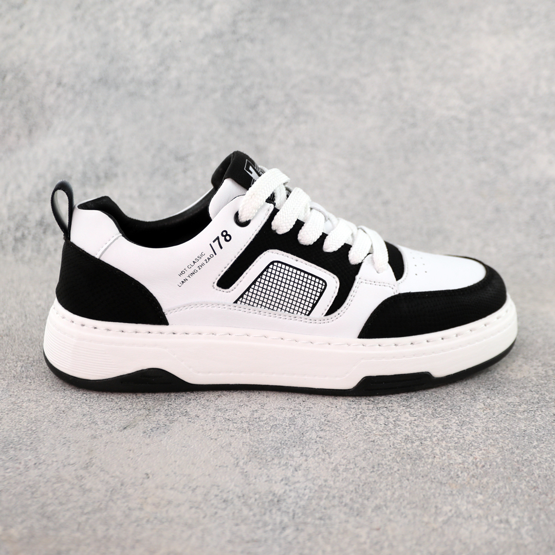 Кеди чоловічі 588471 Білі чорні розпродаж