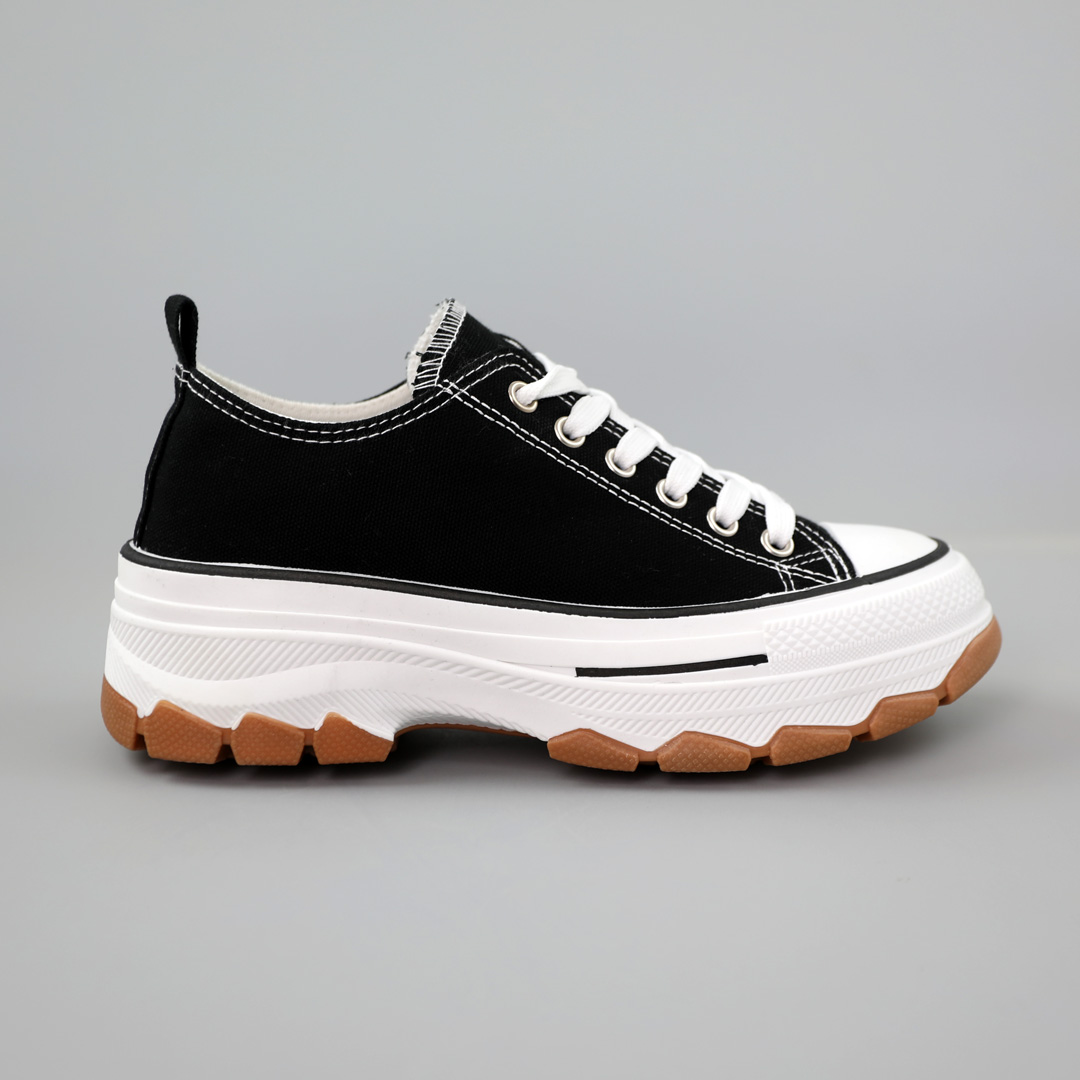 Кеды женские 588579 Черные белые