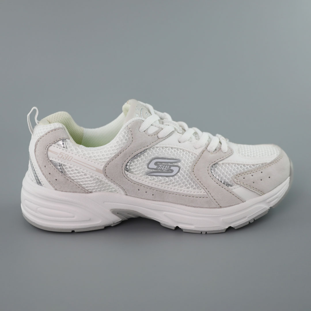 Кросівки жіночі 588522 Білі сірі розпродаж