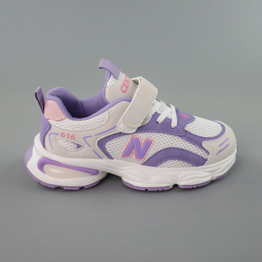 Кроссовки детские 588287 Белые фиолетовые