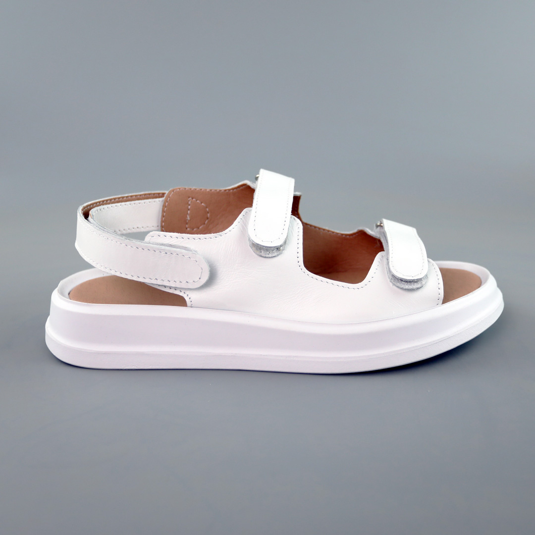 Сандали женские кожаные 588995 Белые