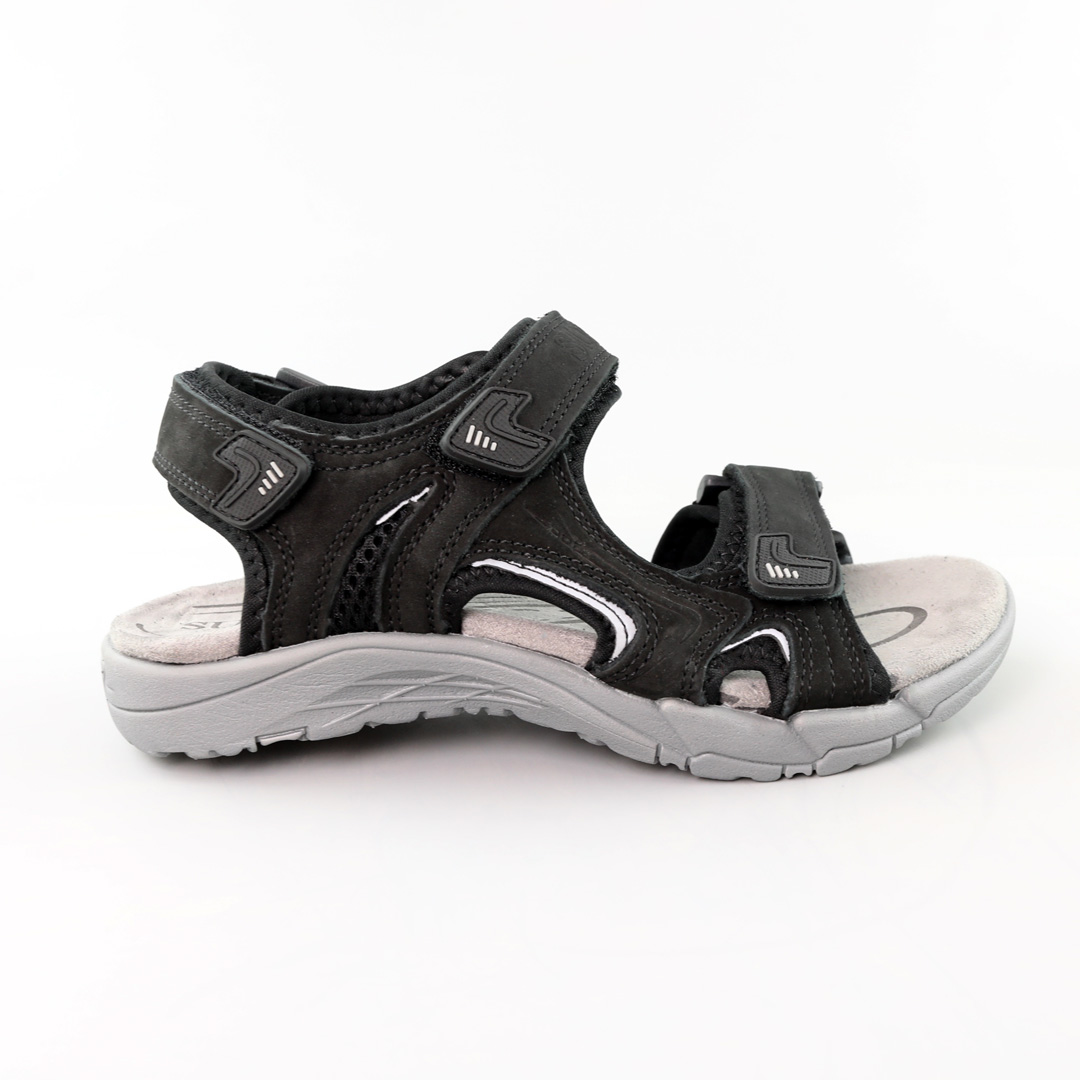 Сандалі підліткові 589062 Чорні сірі розпродаж