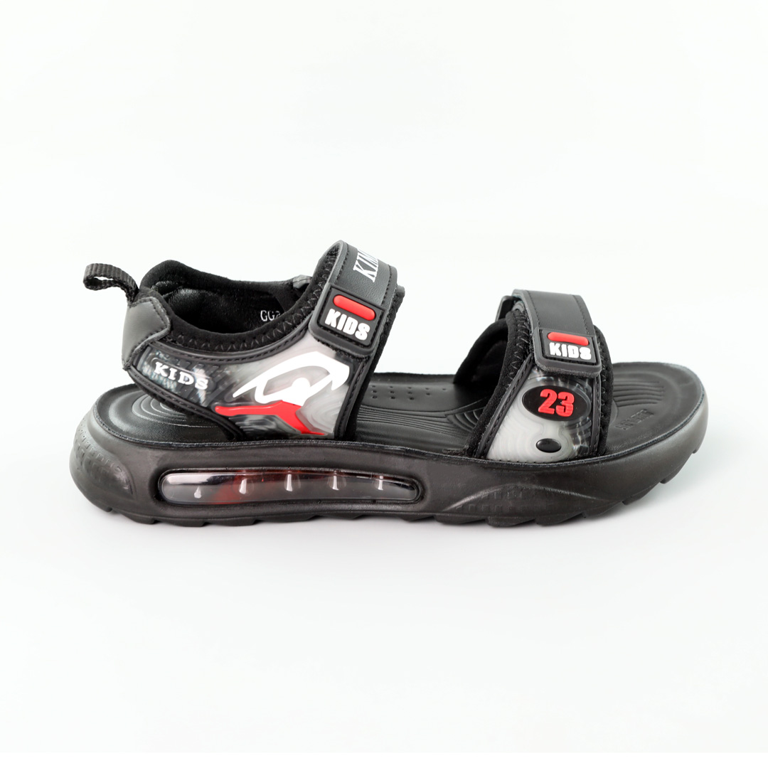 Сандалі дитячі 589085 Чорні червоні розпродаж