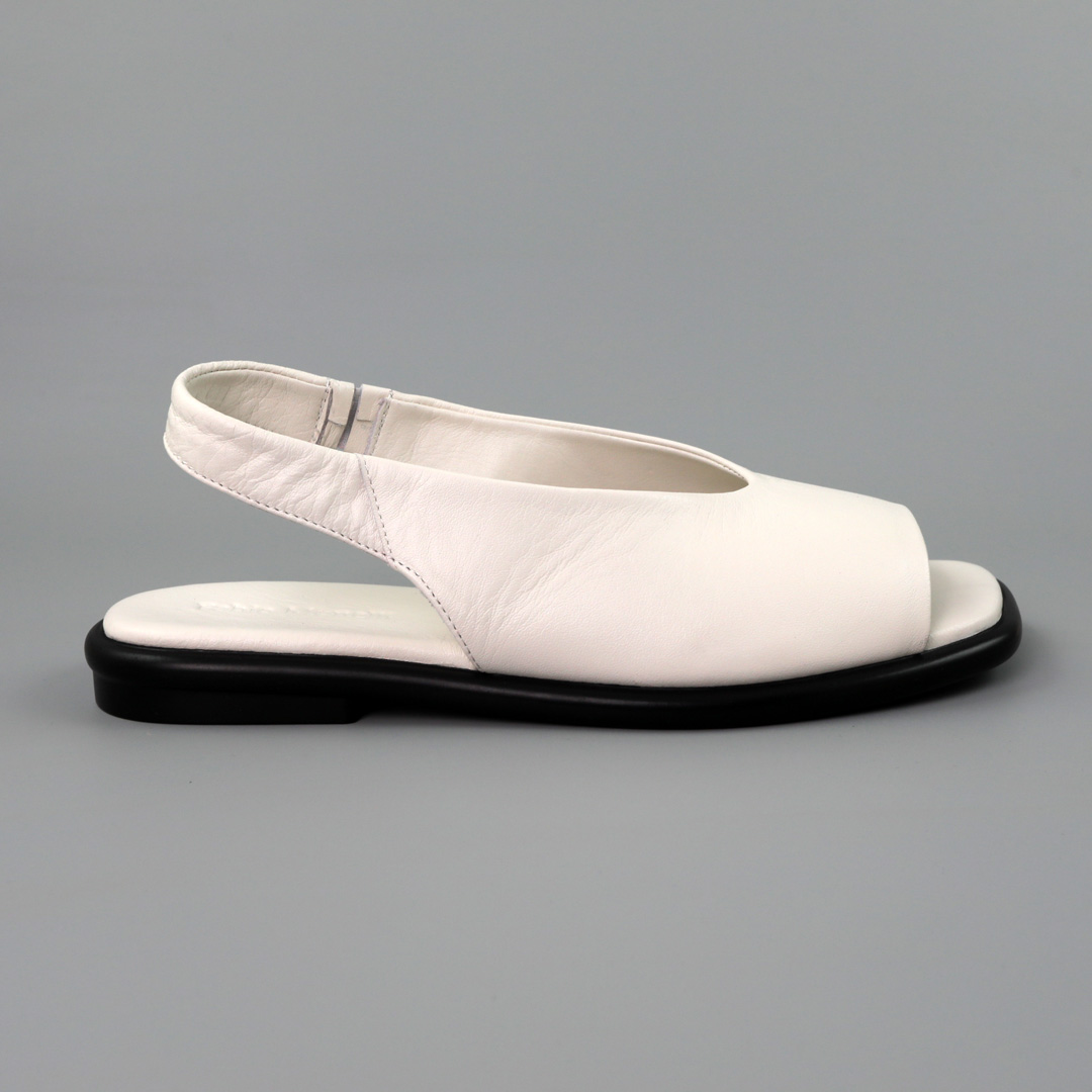 Сандали женские кожаные 589248 Белые распродажа