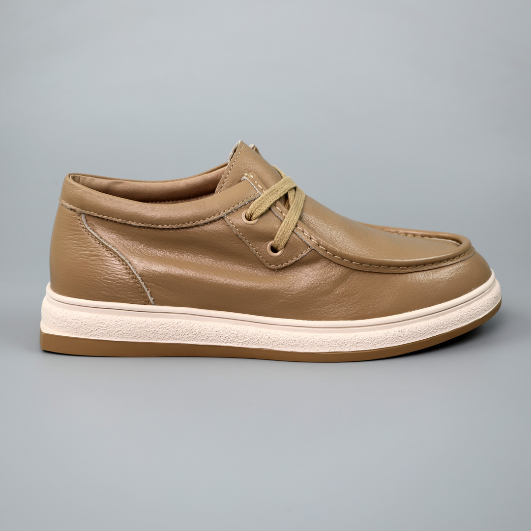 Туфлі жіночі шкіряні 588510 Бежеві розпродаж