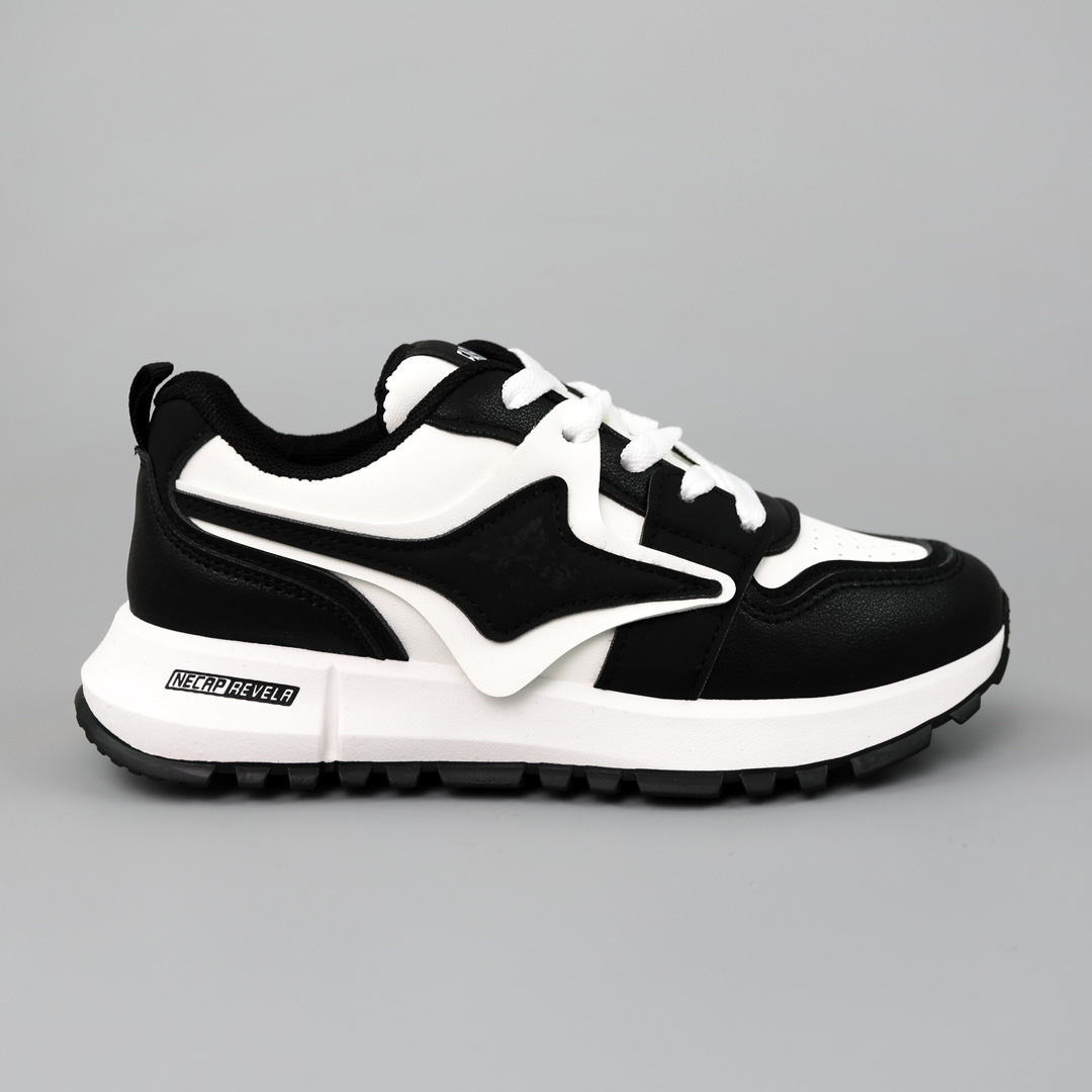 Кроссовки женские 589532 Черно-белые распродажа