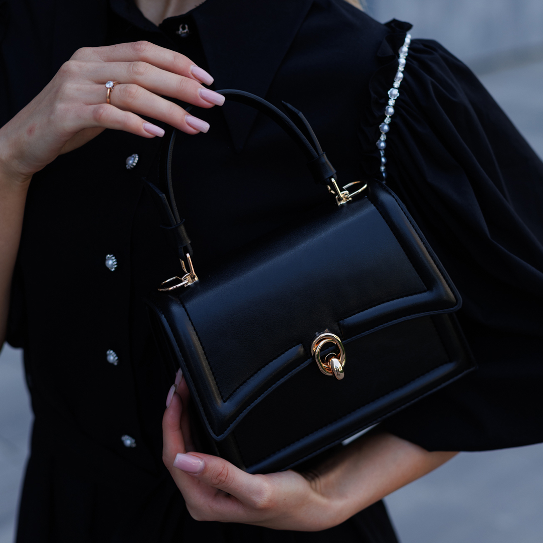 Сумка жіноча маленька 588983 Чорна