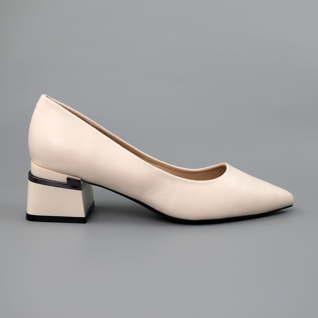 Туфли-лодочки женские 589913 Молочные