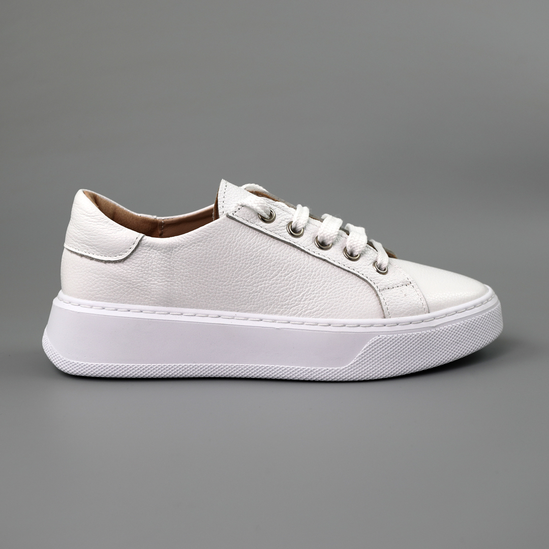 Кеди жіночі шкіряні 589967 Білі