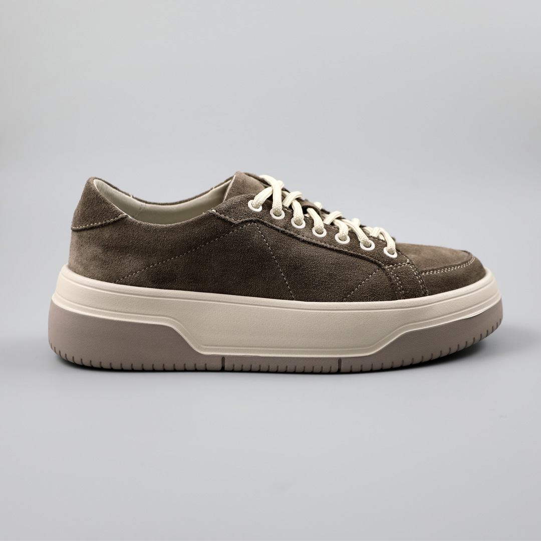 Кеди жіночі замшеві 590025 Бежеві