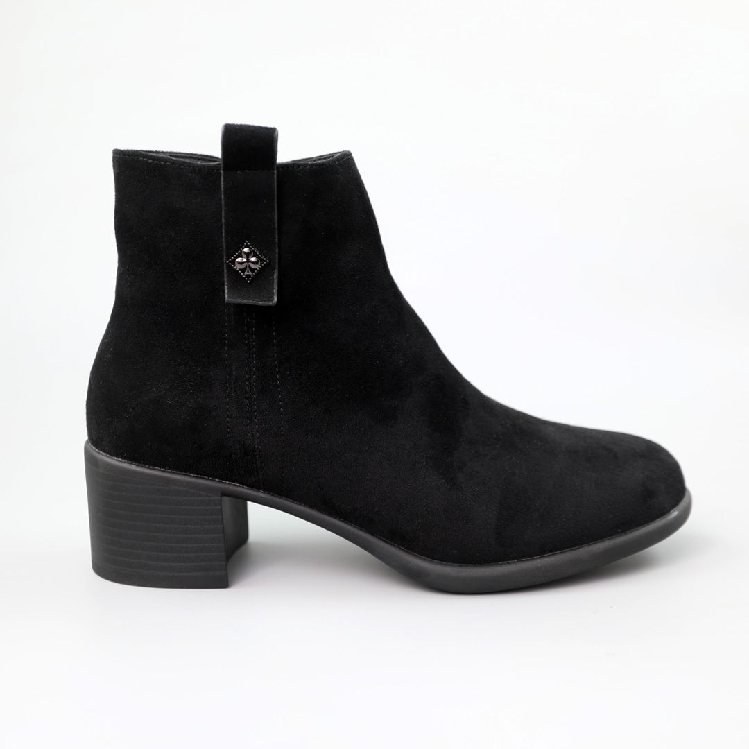 Ботинки женские байка 590303 Черные