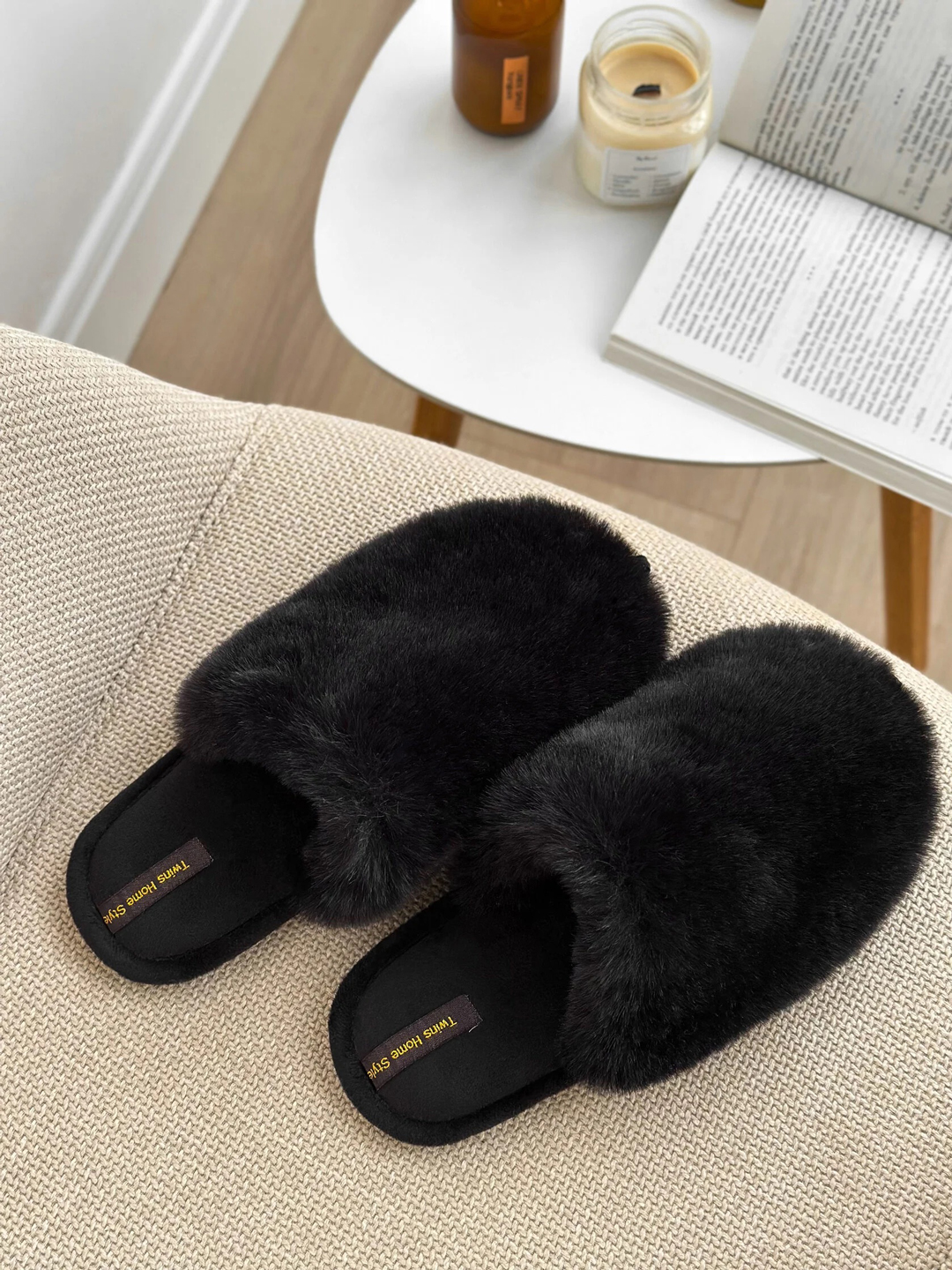 Домашние тапочки 590800 Черные