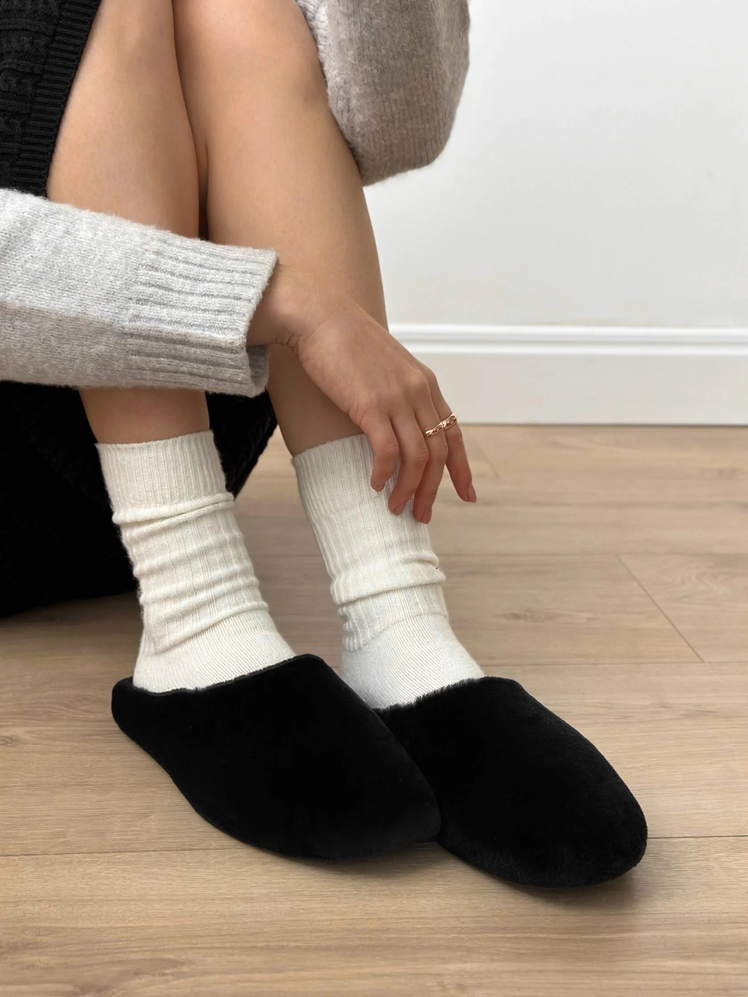 Домашние тапочки мюли 590875 Черные