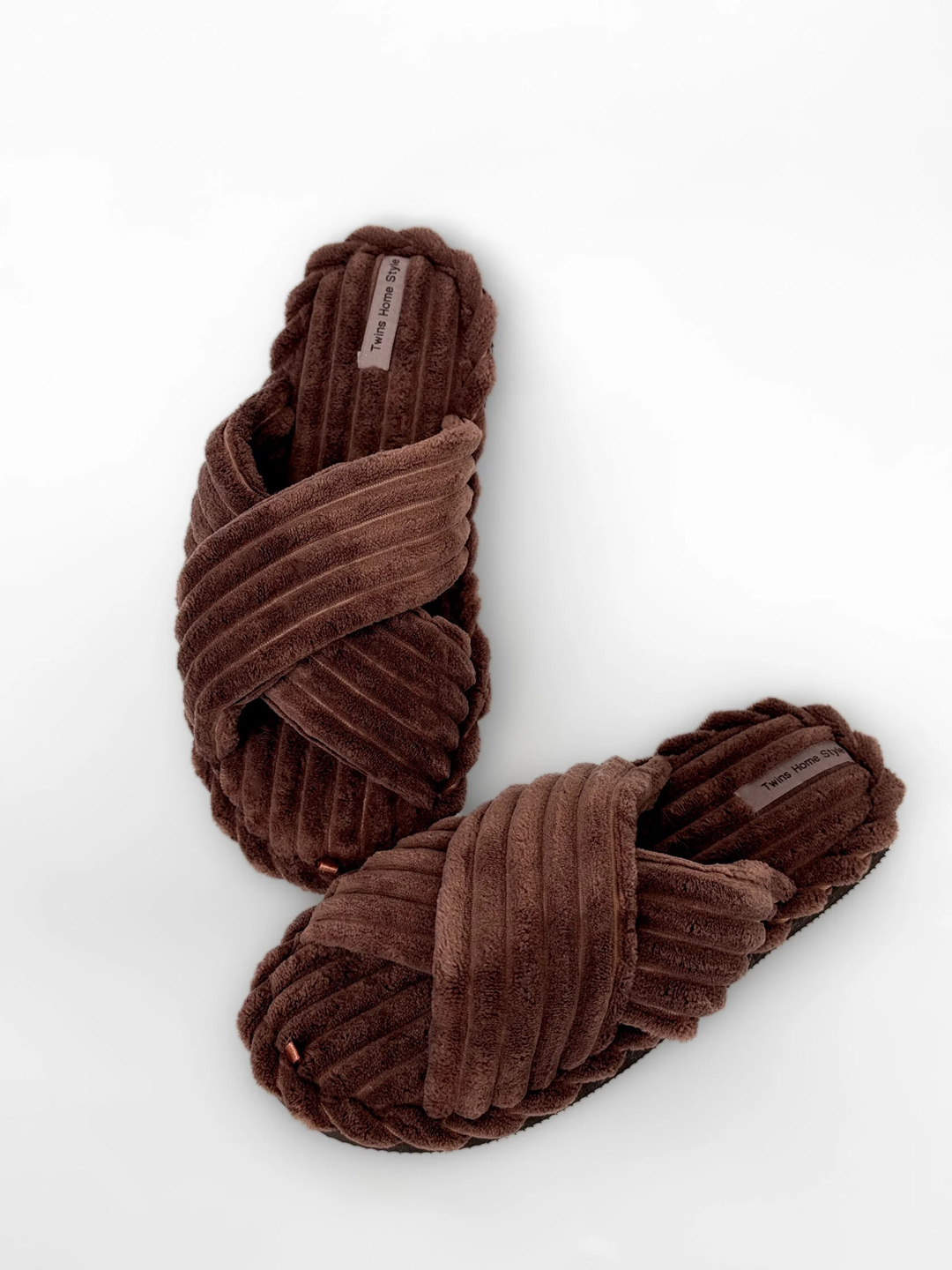 Домашние тапочки 590851 Коричневые