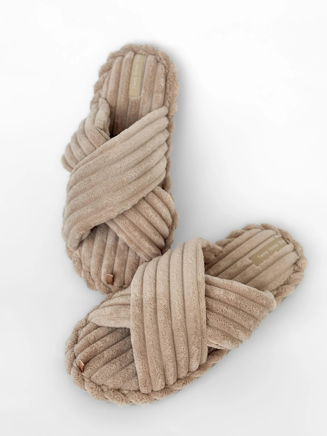 Домашние тапочки 590854 Бежевые