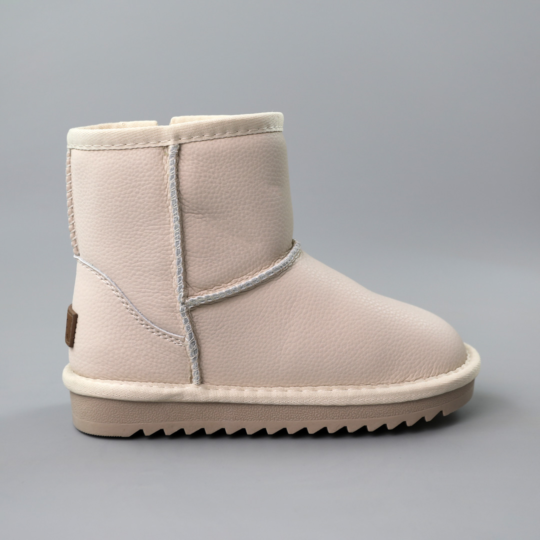 Угги дитячі шкіряні хутро 590730 Молочні