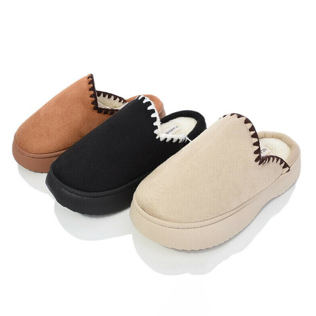 Домашние тапочки женские 590947 Коричневые