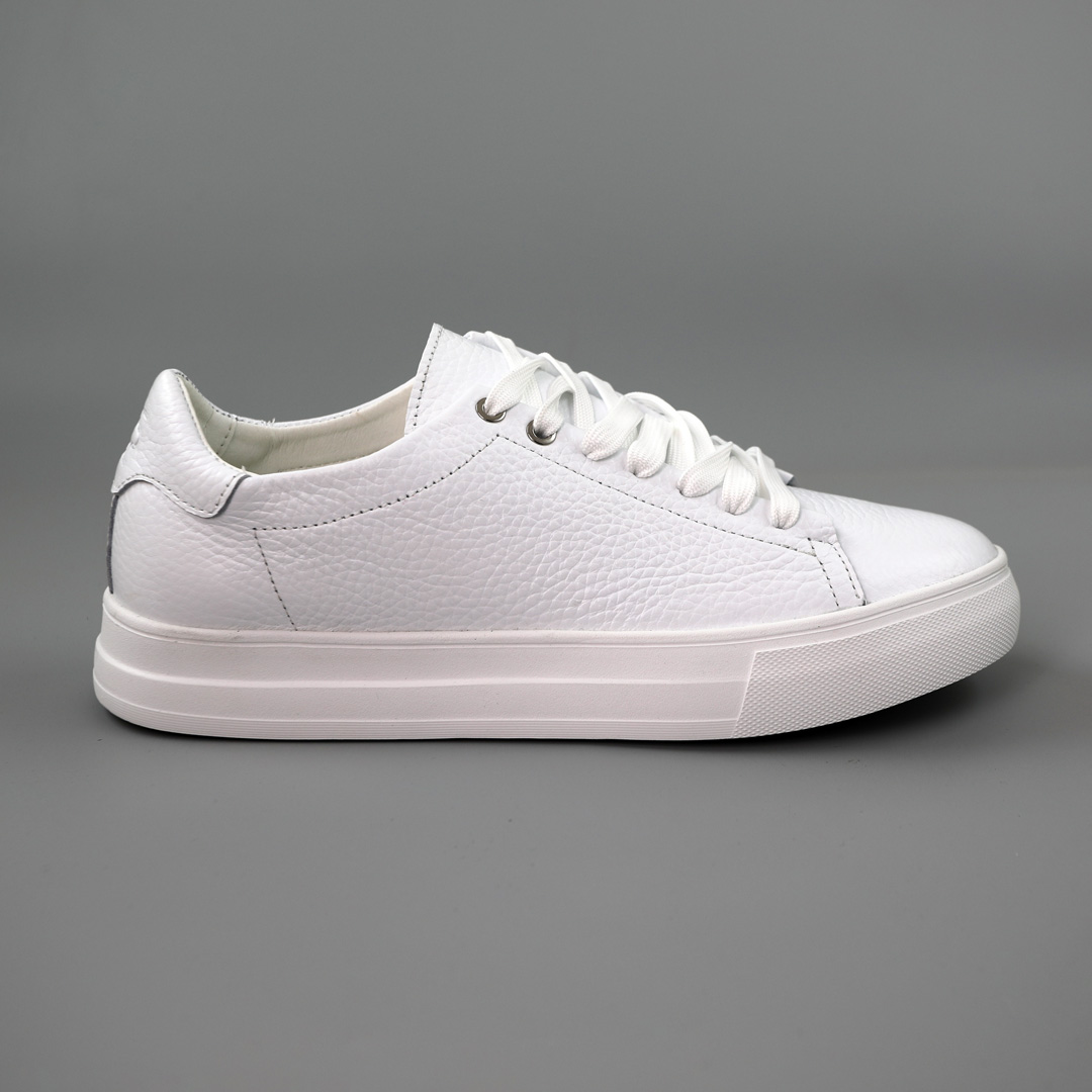 Кеды мужские кожаные 590023 Белые