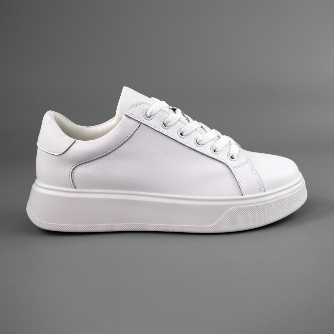 Кеди жіночі шкіряні 591415 Білі