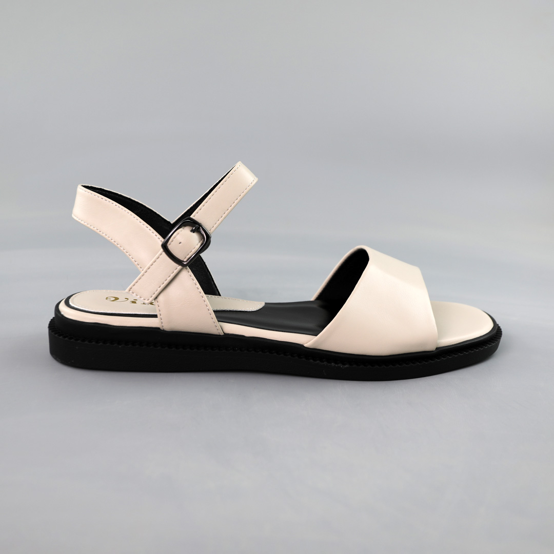 Сандали женские большие размеры 591904 Молочные