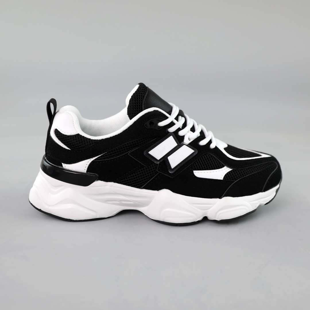 Кроссовки женские замша сетка 591980 Черные