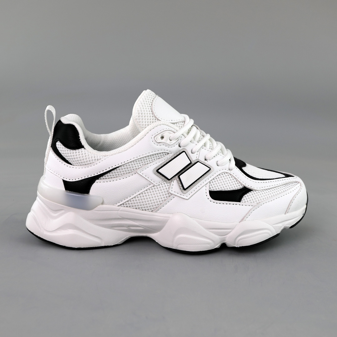 Кроссовки женские кожа сетка 591981 Белые