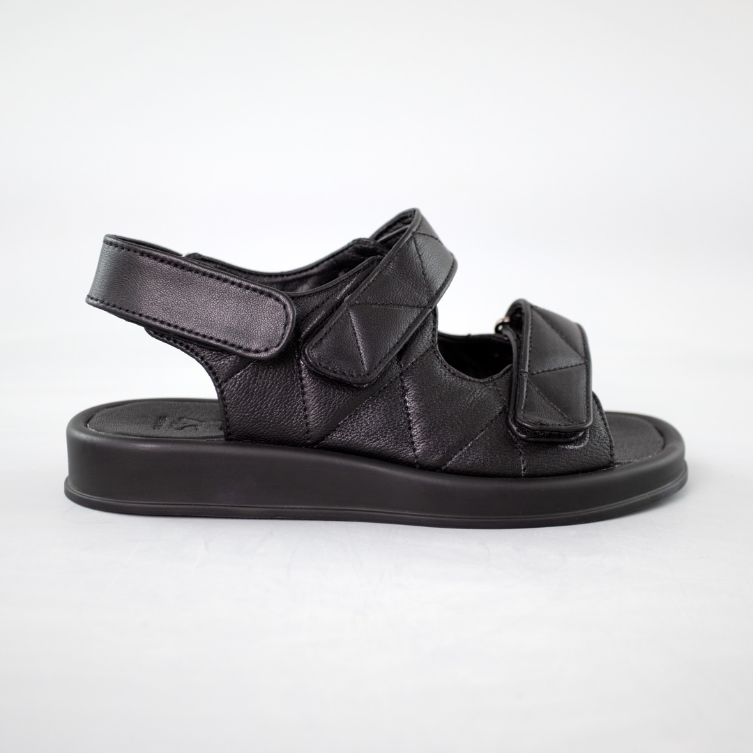 Сандали женские кожаные 591915 Черные распродажа