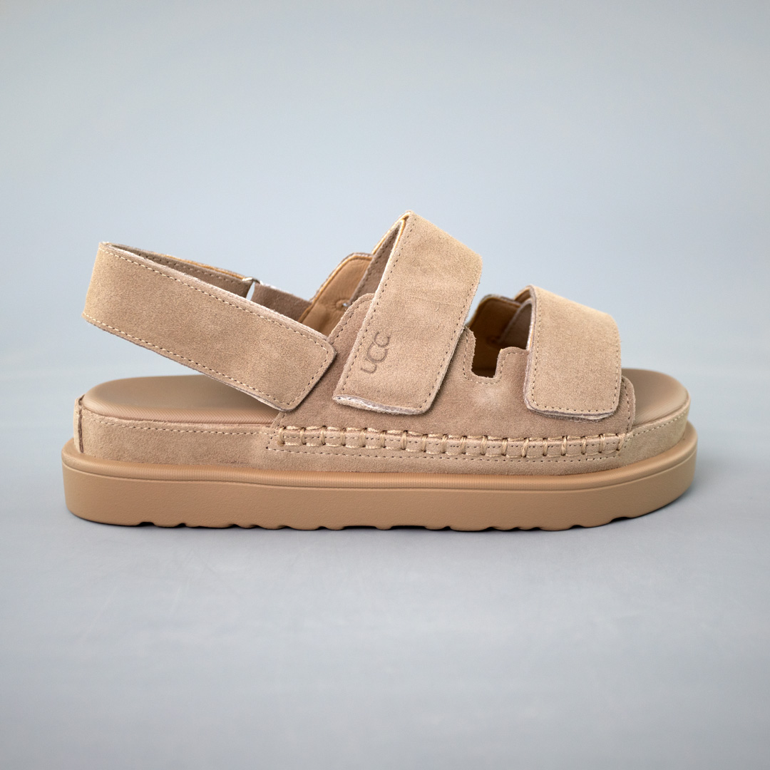 Сандали женские замш 591992 Бежевые