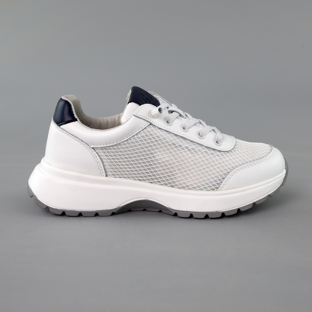 Кроссовки женские летние сетка 592075 Белые распродажа