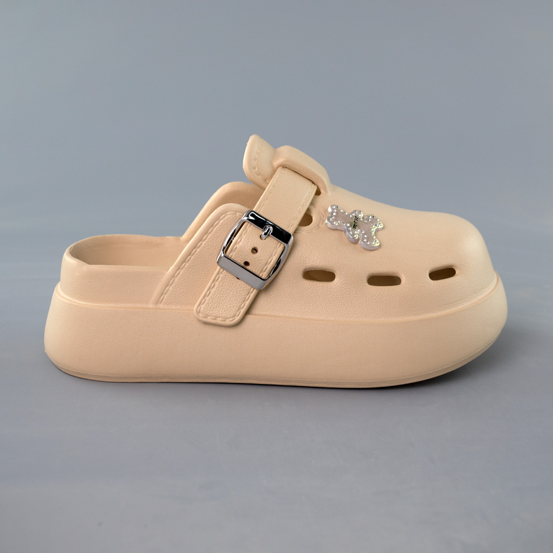 Шлепанцы женские 592163 Бежевые