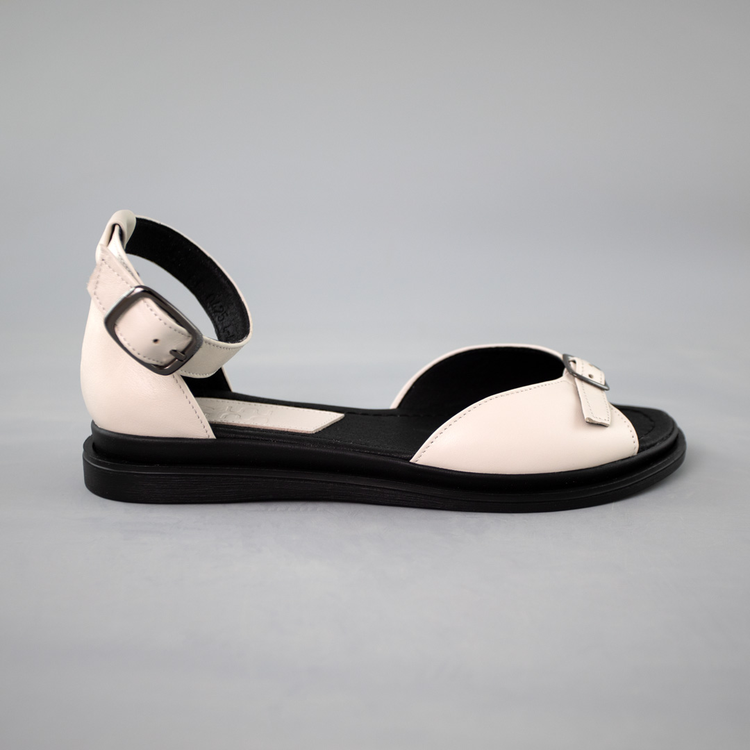 Сандалі жіночі шкіра 591646 Білі