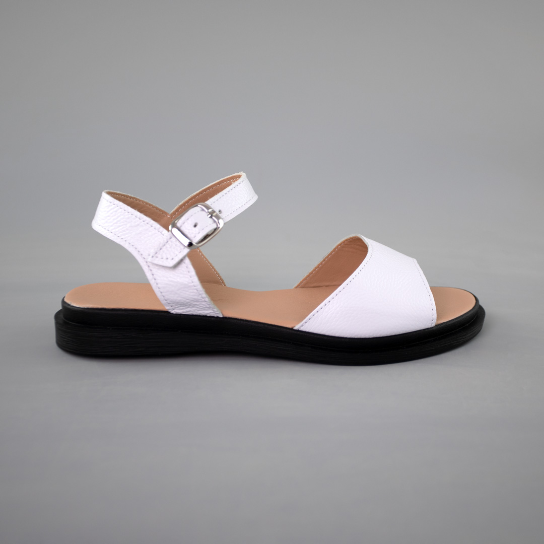 Сандали женские кожа 592022 Белые