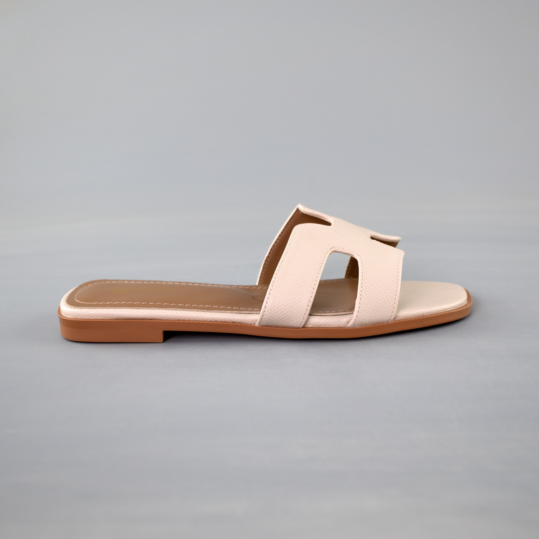 Шлепанцы женские 592342 Бежевые