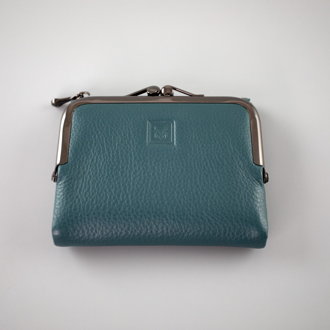 Кошелек женский кожаный 592397 Бирюзовый