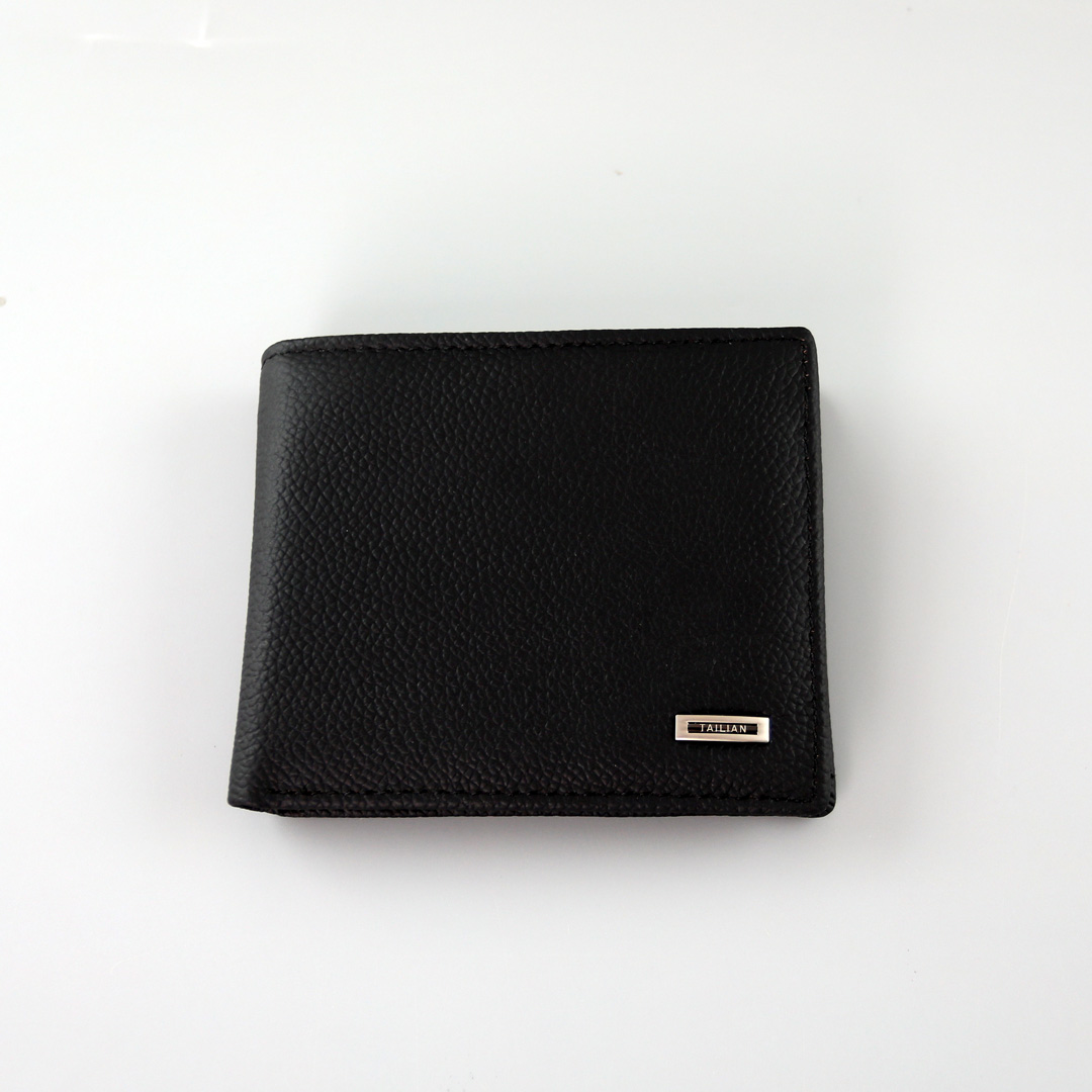 Кошелек мужской кожаный 592241 Черный