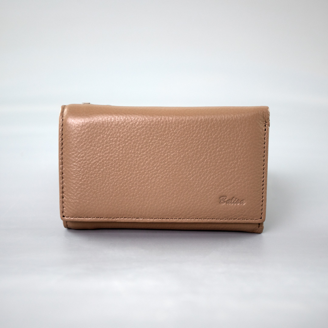 Кошелек женский кожаный 592433 Бежевый