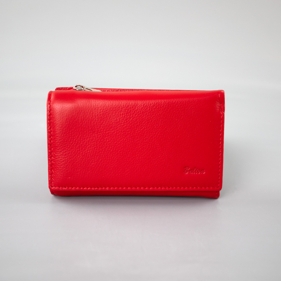 Кошелек женский кожаный 592436 Красный