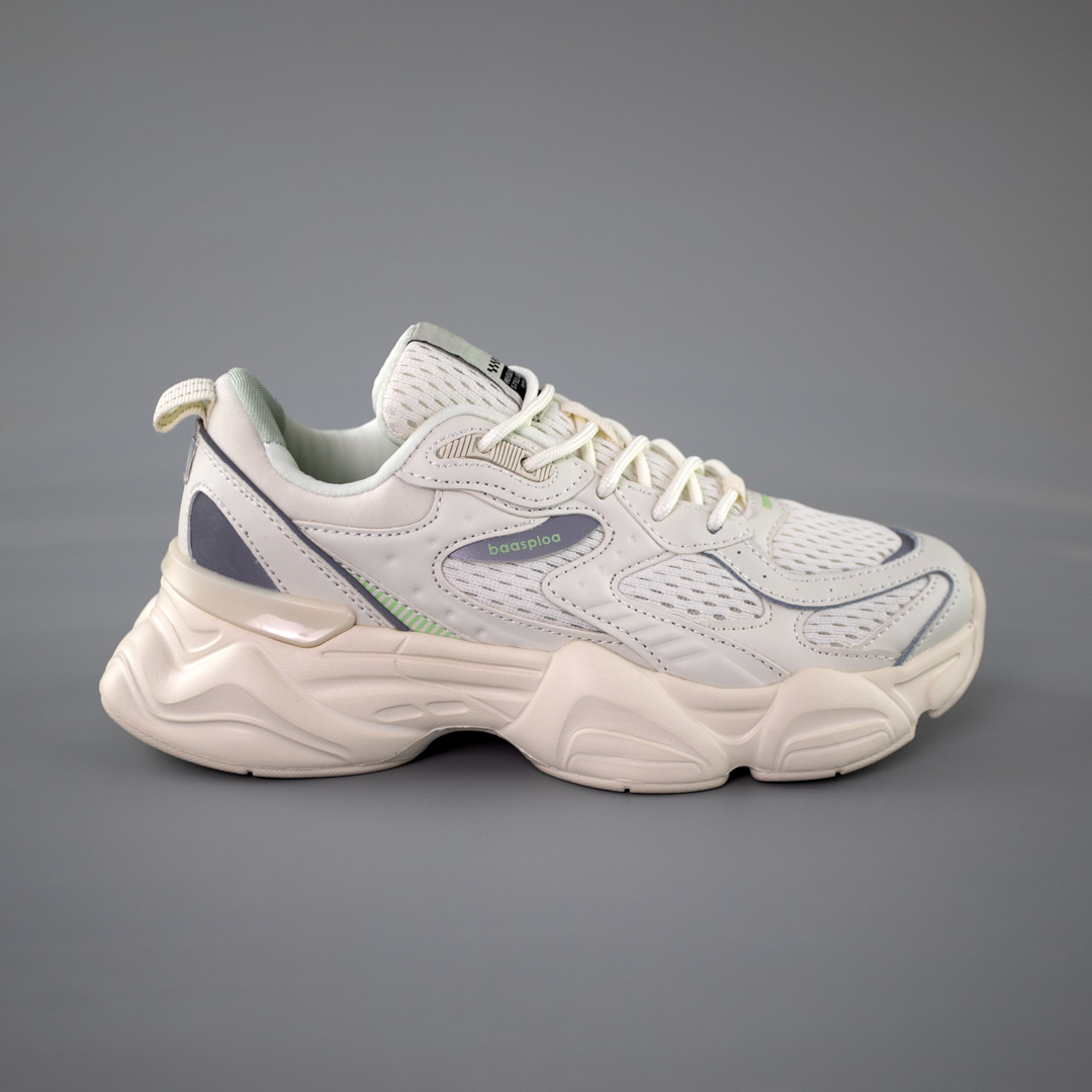 Кросівки жіночі сітка 592507 Молочні