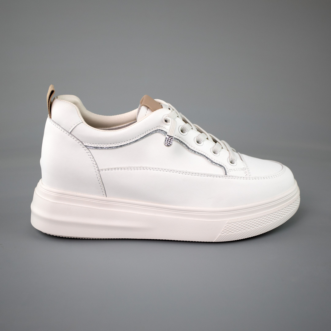 Кеди жіночі шкіряні 592713 Білі