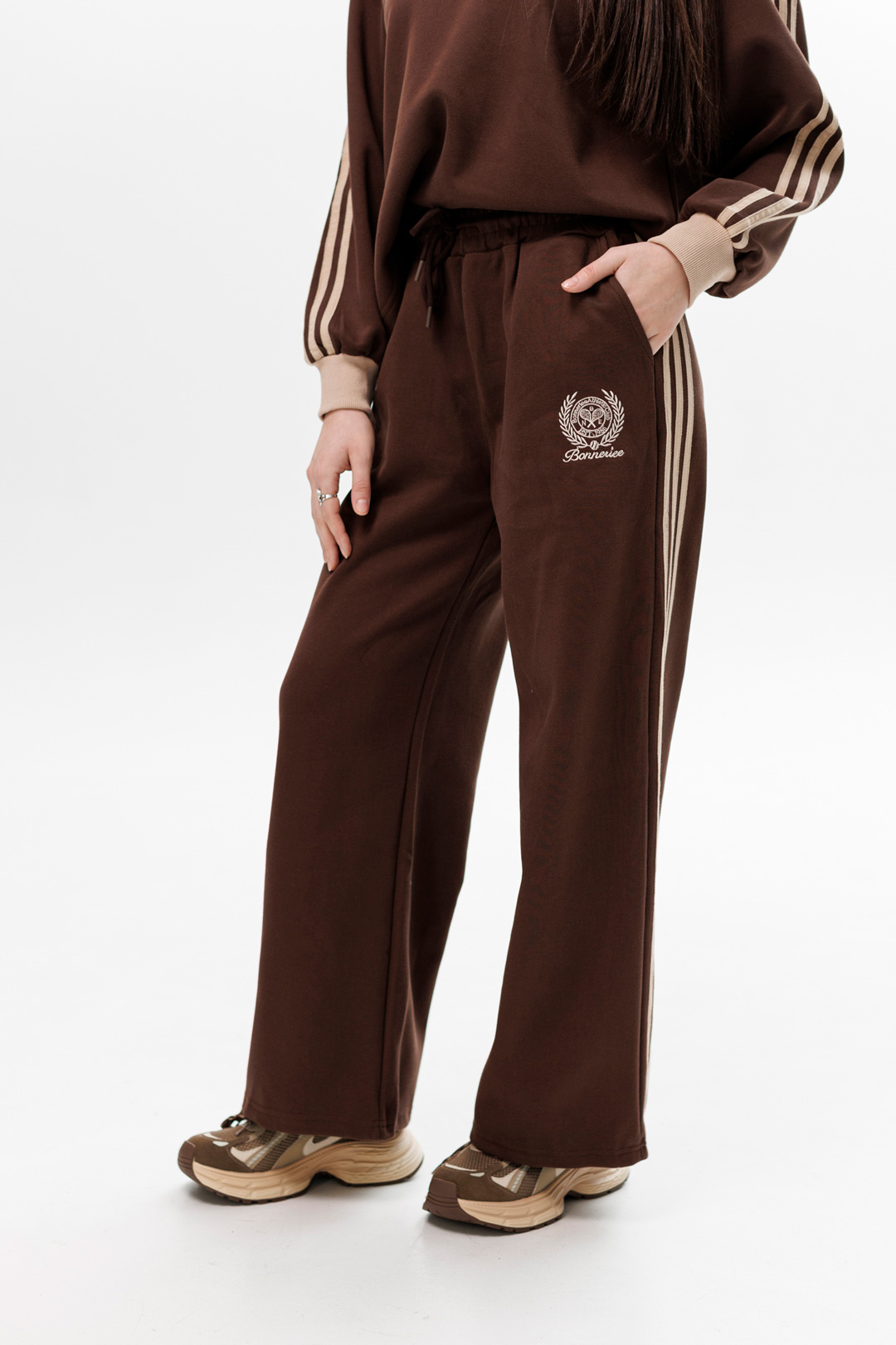 CHRONOIZM BROWN KNIT 【XXL】 Кросівки жіночі 592900 Коричневі 💛 ціна: 2190 грн.💙 Купити у Києві
