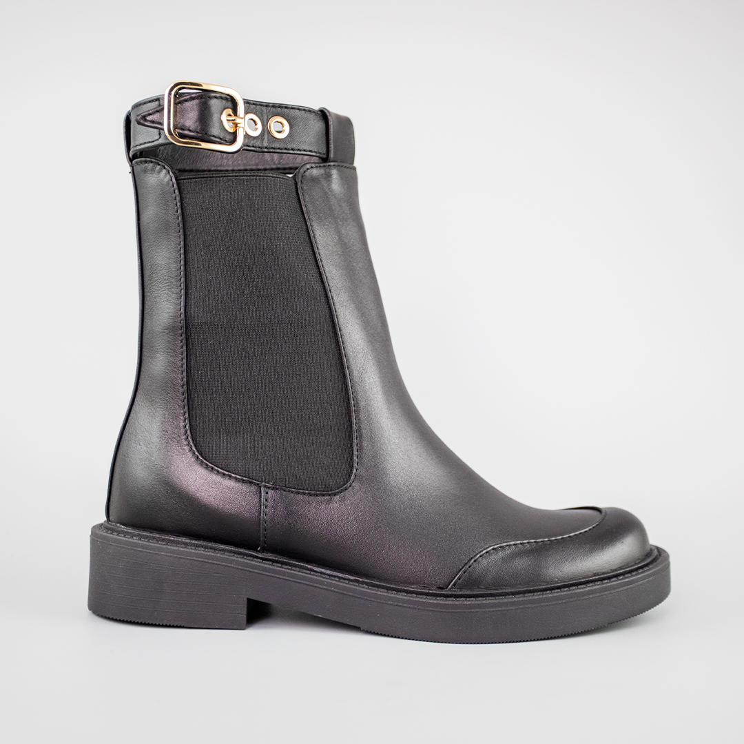 Ботинки женские байка 592632 Черные