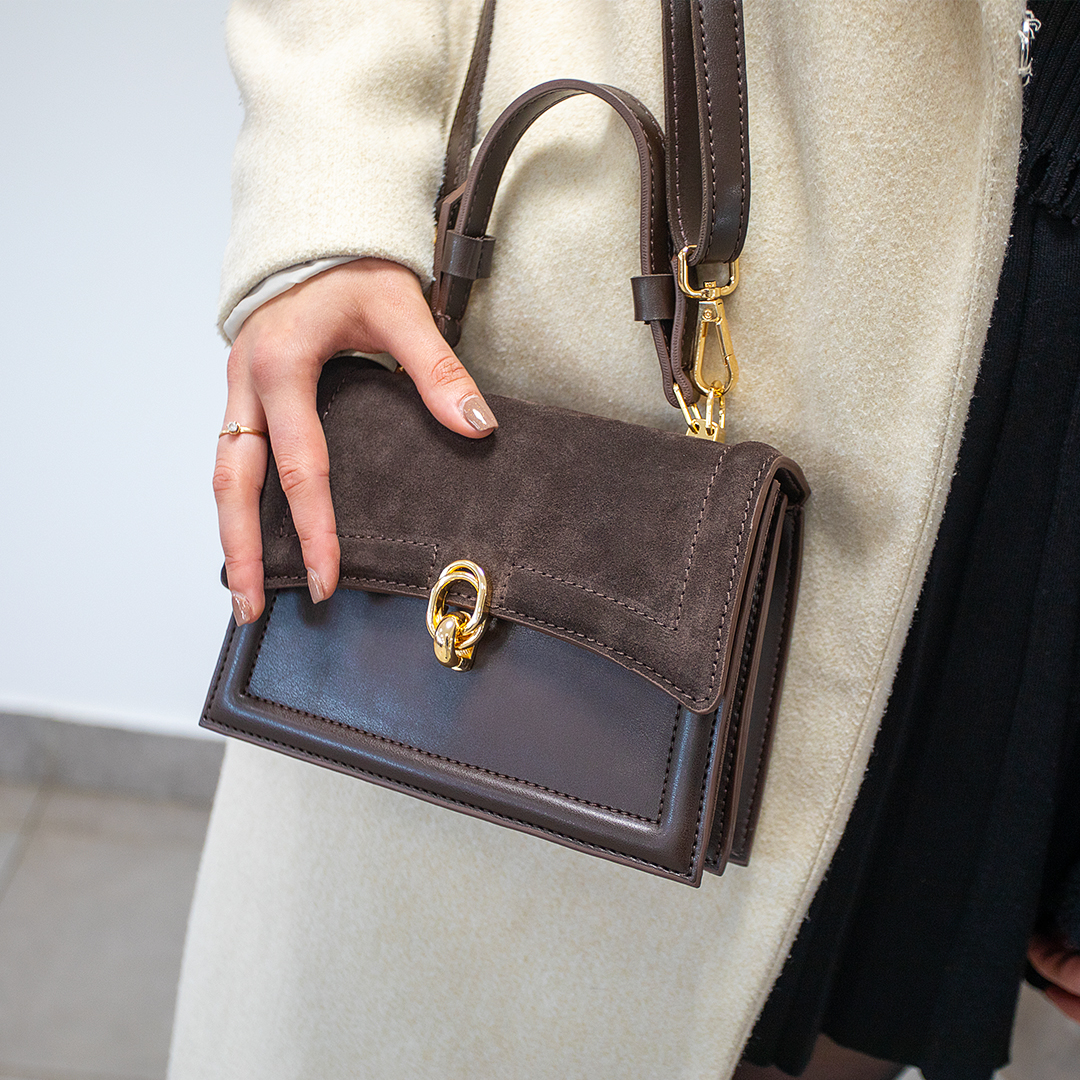 Сумка женская маленькая 593426 Коричневый