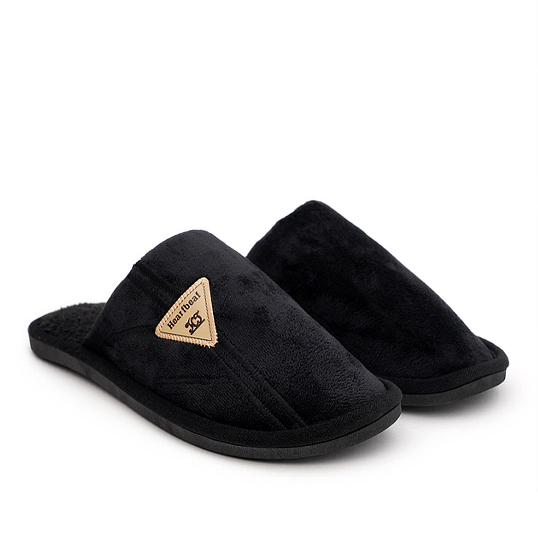 Чоловічі домашні капці з закритим носком 593197 Чорні